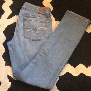 AE Mid-Wash Skinny Jeans